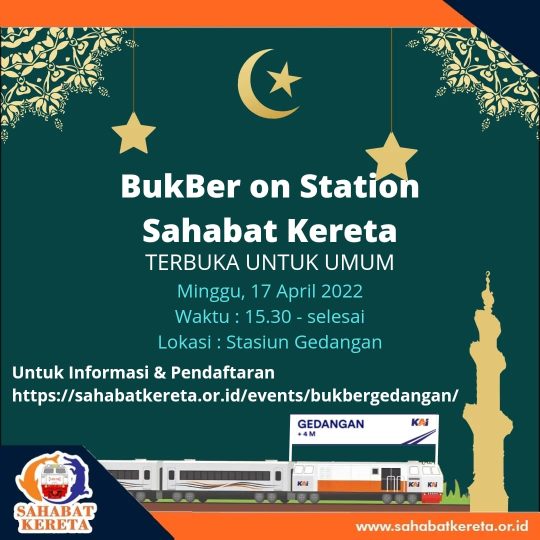 Pendaftaran Kegiatan Bukber On Gedangan Station 2022