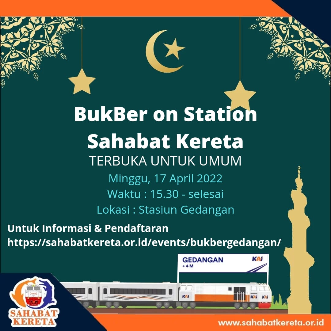 Pendaftaran Kegiatan Bukber On Gedangan Station 2022 - Gambar 1