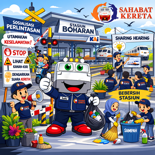 Gathering Railfans - Stasiun Boharan