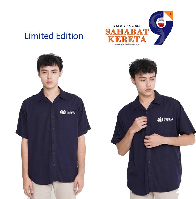Spesial Edition - Kemeja Navy Sahabat Kereta - Gambar 1