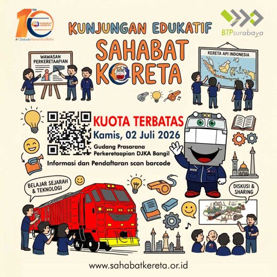SKedu - Kunjungan Gudang Prasarana Perkeretaapian Bangil & CC300